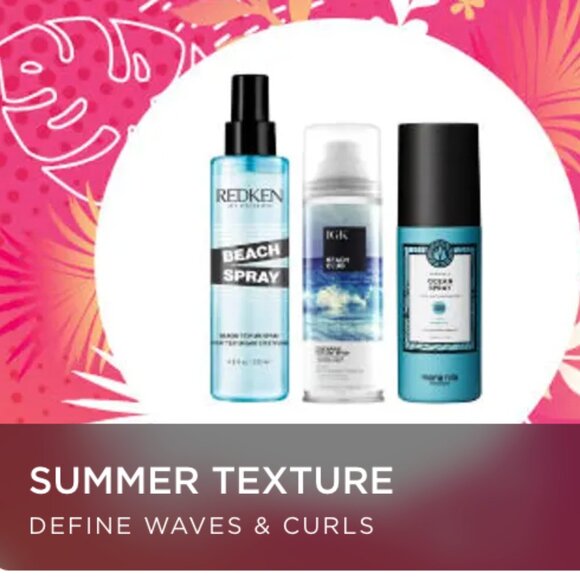 Waves & Curls Texture Hair Kit - IGK, Redken, Maria Nila